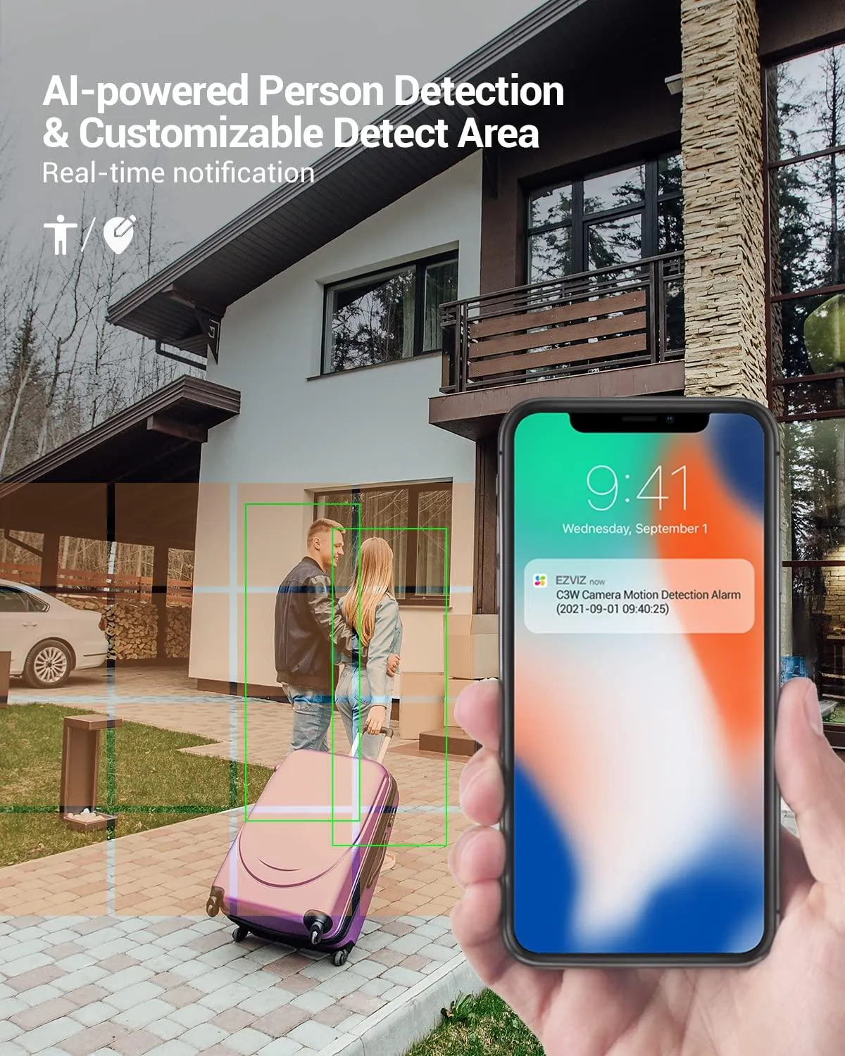 EZVIZ HB8  2K S/ HOME BATTERY CAMERA   SOLAR PANEL