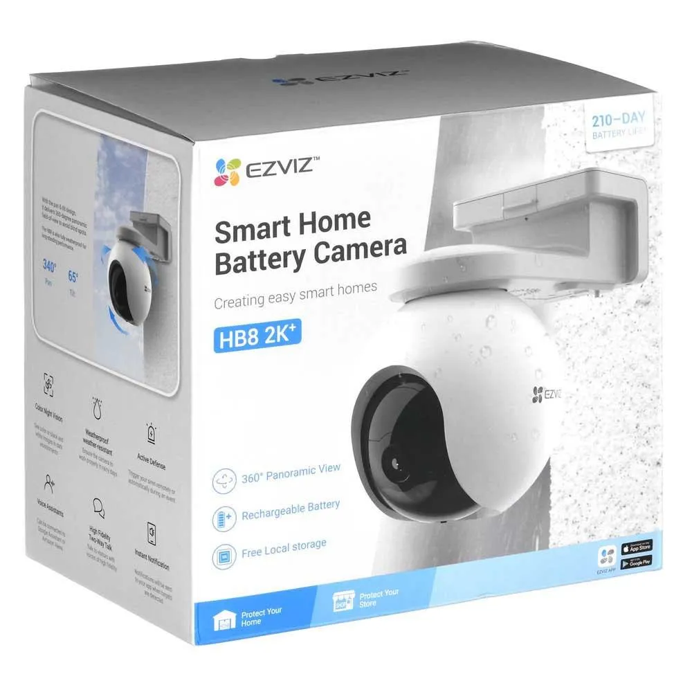 EZVIZ HB8  2K S/ HOME BATTERY CAMERA   SOLAR PANEL