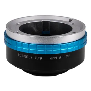 Fotodiox Pro Lens Adapter - Compatible with Arri Bayonet (Arri-B) Mount SLR Lenses to Samsung NX Mount Mirrorless Cameras