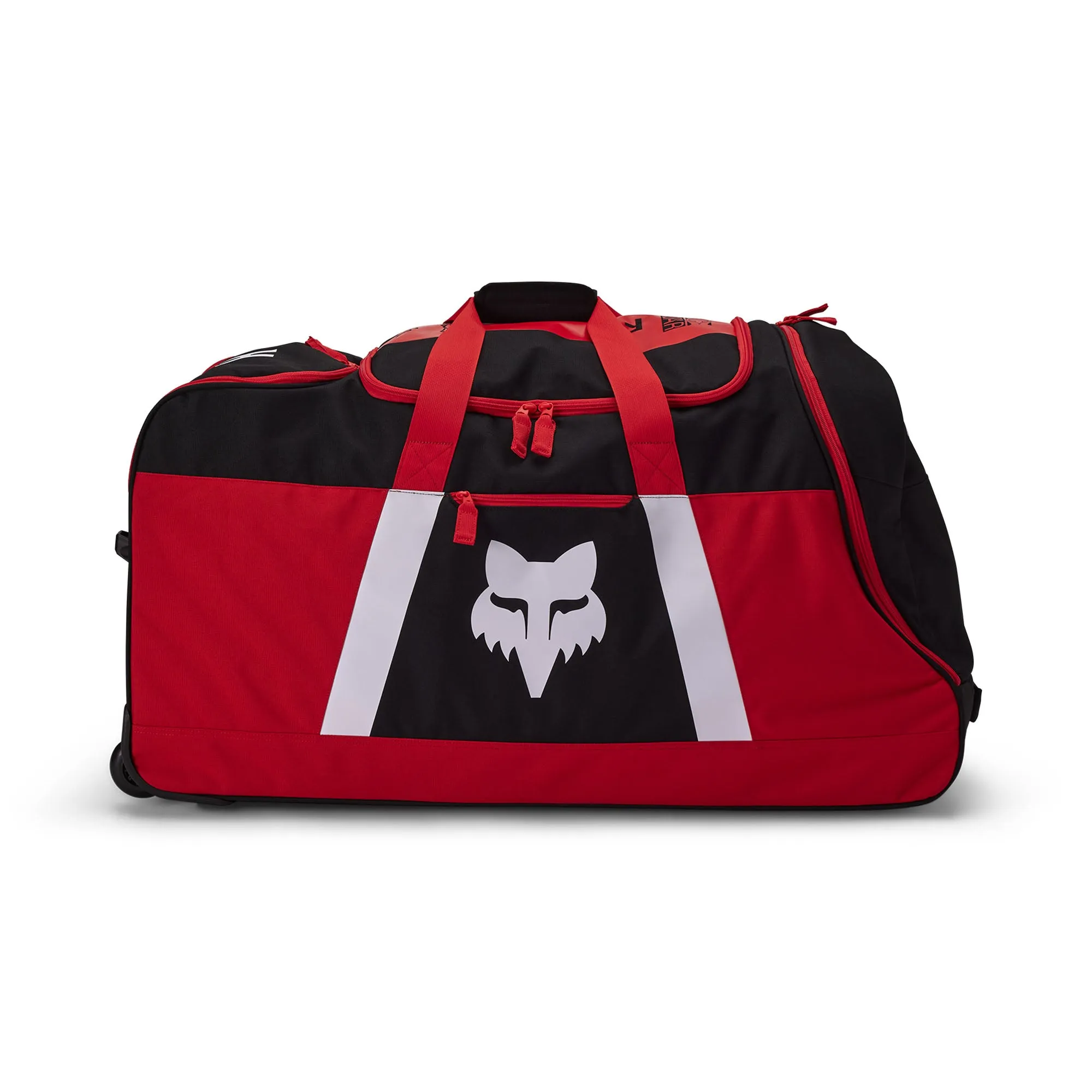 Fox Racing 32513-110-OS Shuttle 180 Race Spec Roller Gear Bag 40L Durable Fluorescent Red