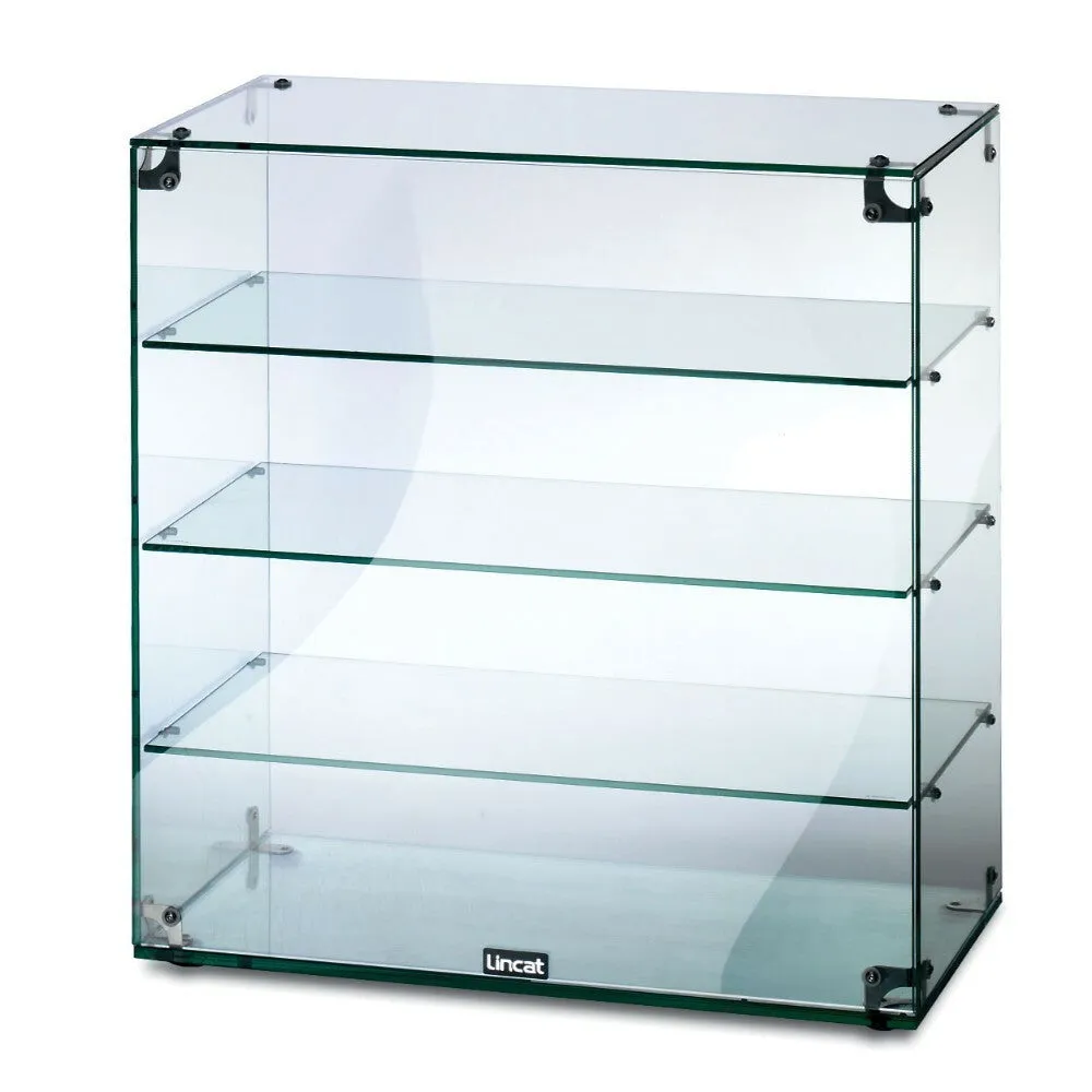 GC46 - Lincat Seal Counter-top Glass Display Case - Open Back - W 607 mm - M904