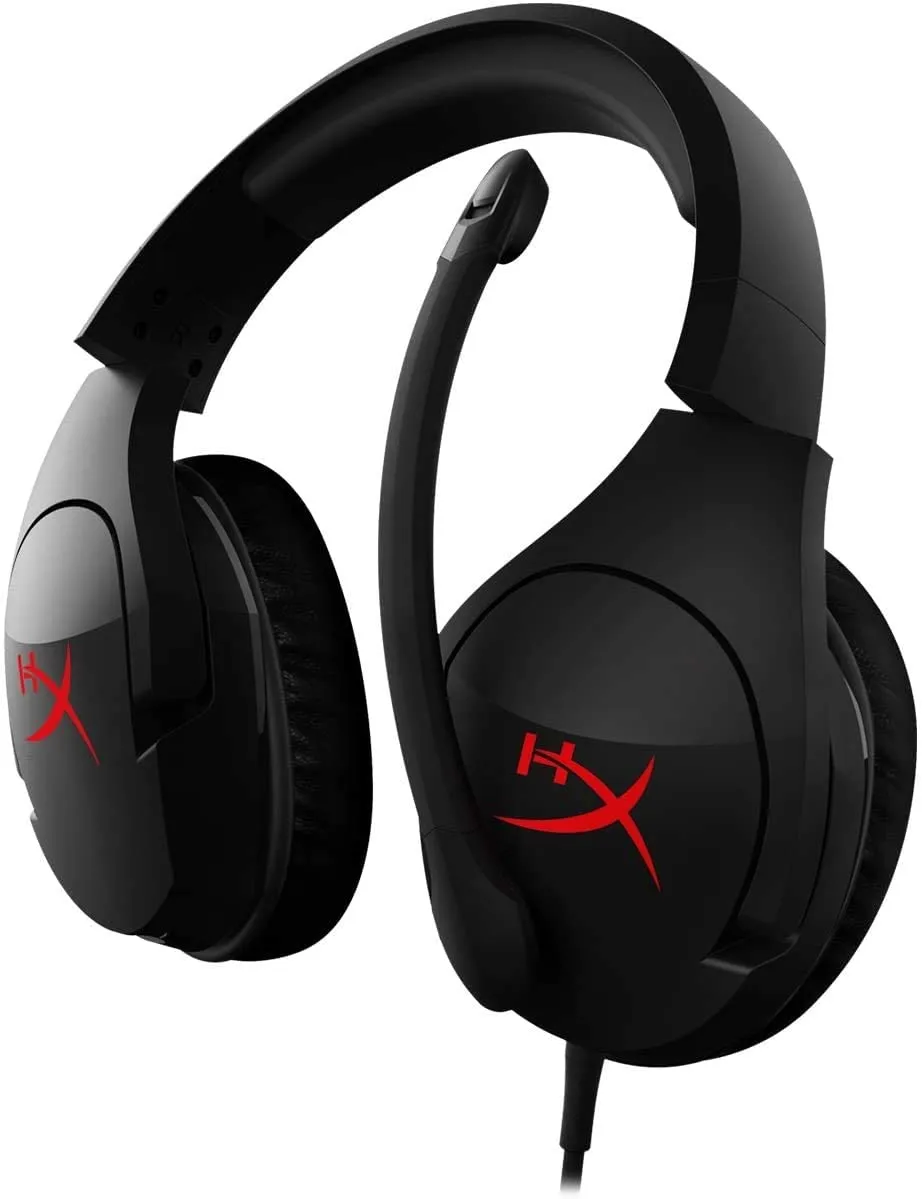 HyperX Cloud Stinger – Gaming Headset, Lightweight, Comfortable Memory Foam, Swivel to Mute Noise-Cancellation Microphone, Works on PC, PS4, PS5, Xbox One, Xbox Series X|S, Nintendo Switch and Mobile