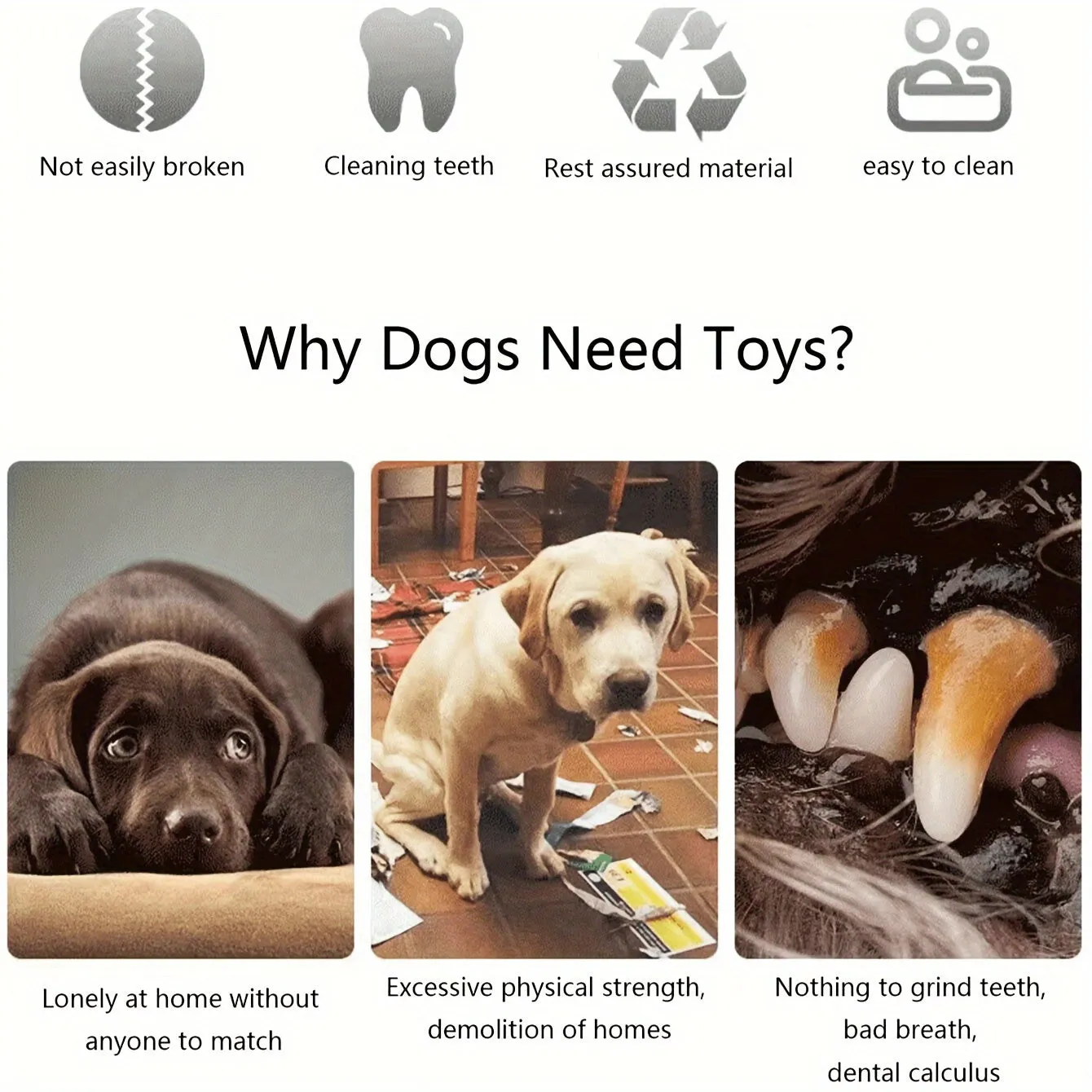 Interactive Cartoon Cow Plush Toy Durable TeethGrinding Chew for Dogs