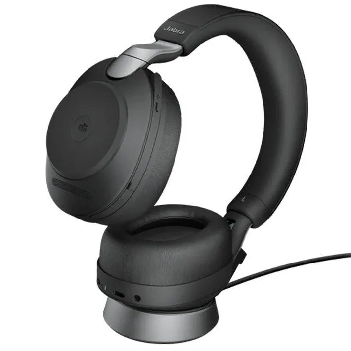 Jabra Evolve2 85 MS ANC Bluetooth Wireless Headset USB-C with Charging Stand