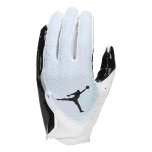 Jordan Jet Football Gloves - White with blue