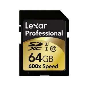 Lexar 600X 64GB Professional SD Memory Card