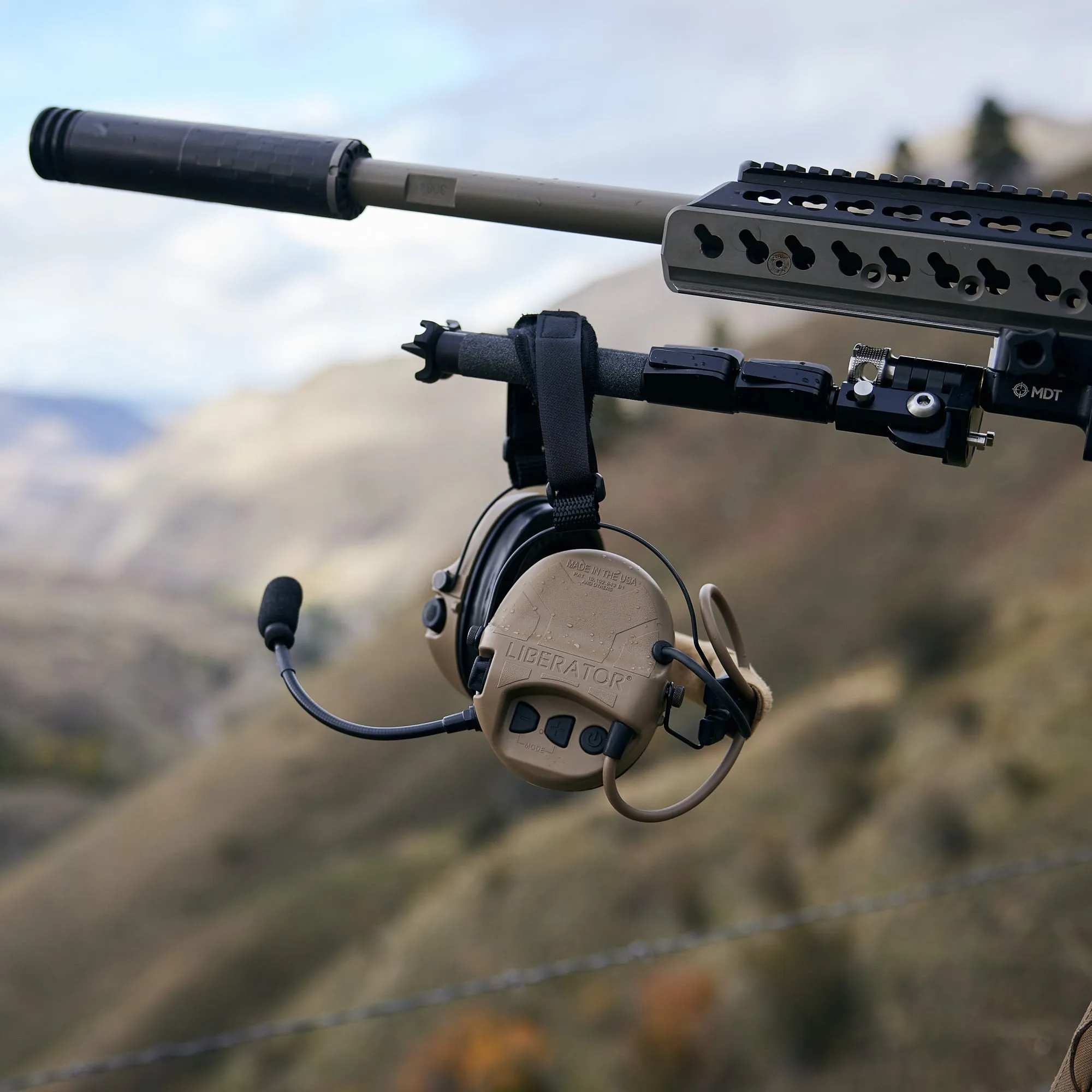 Liberator® IV Advanced Single Comm Headset with Hearing Protection