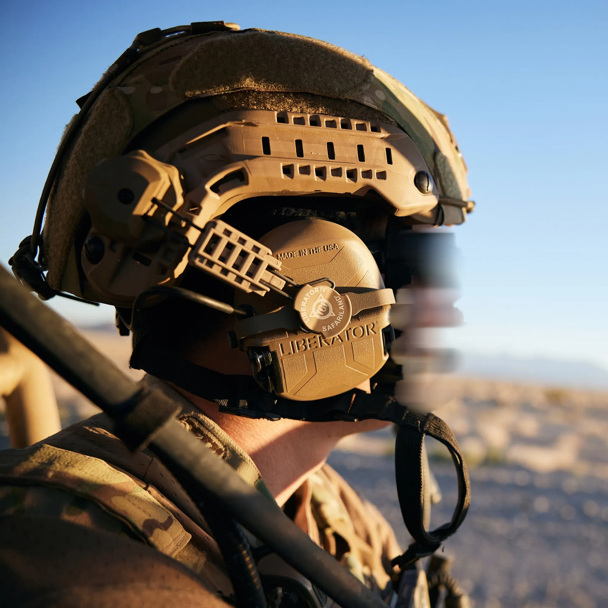Liberator® IV Advanced Single Comm Headset with Hearing Protection