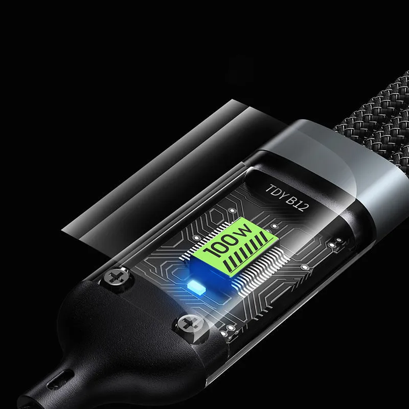 Limited time 37% offTransparent Luminous 3-in-1 Super Fast Charging Cable
