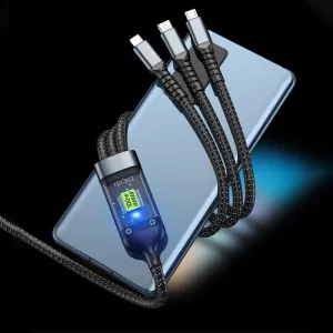 Limited time 37% offTransparent Luminous 3-in-1 Super Fast Charging Cable