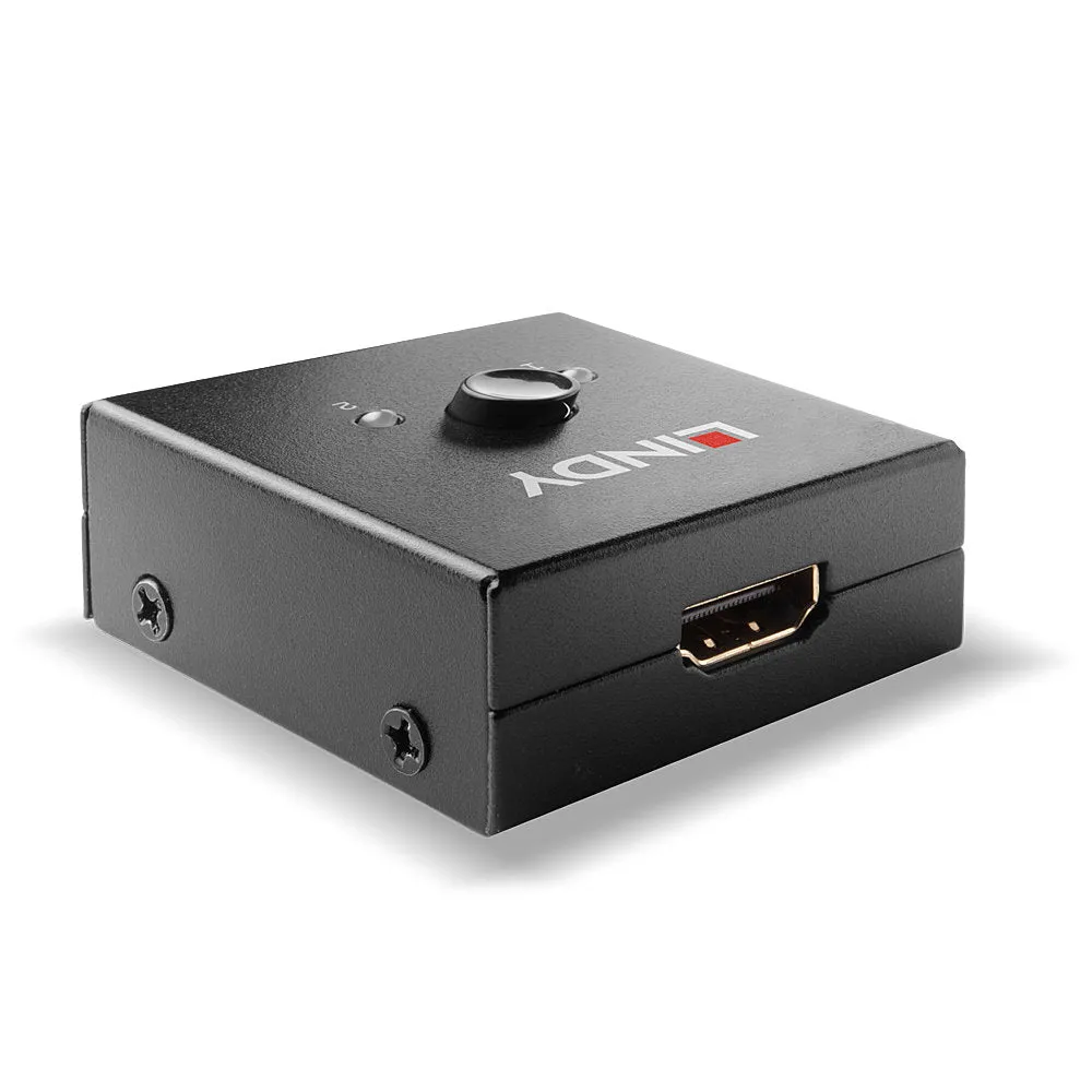 Lindy 2 Port Hdmi 18G Bi-Directional Switch - Video/Audio Switch - 2 Ports
