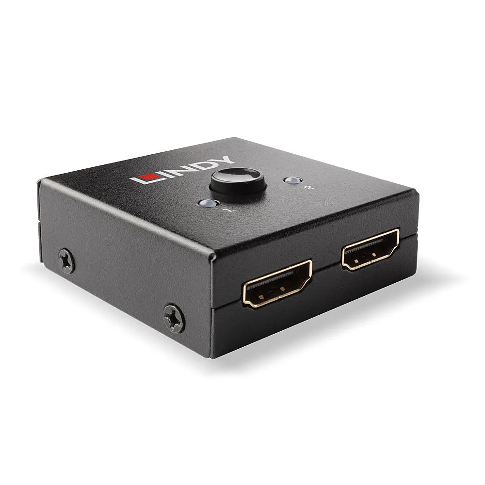 Lindy 2 Port Hdmi 18G Bi-Directional Switch - Video/Audio Switch - 2 Ports