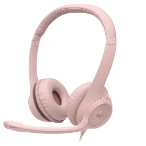 Logitech H390 USB Headset - Rose