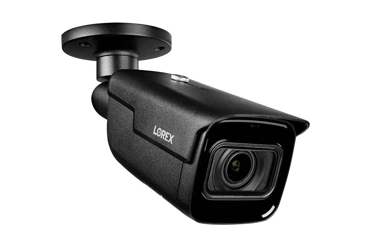 Lorex 4K (32 Camera Capable) 8TB NVR System with 8 Nocturnal 3 Listen-in Audio Dome IP Cameras & 8 Motorized Varifocal IP Cameras