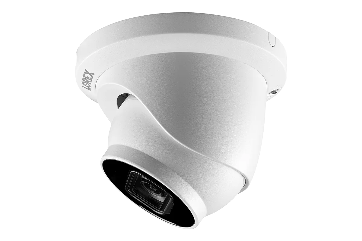 Lorex 4K (32 Camera Capable) 8TB NVR System with 8 Nocturnal 3 Listen-in Audio Dome IP Cameras & 8 Motorized Varifocal IP Cameras
