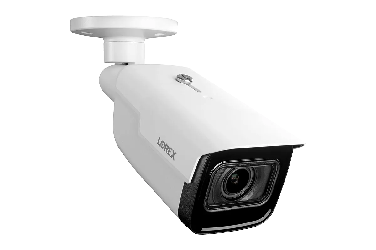 Lorex 4K (32 Camera Capable) 8TB NVR System with 8 Nocturnal 3 Listen-in Audio Dome IP Cameras & 8 Motorized Varifocal IP Cameras