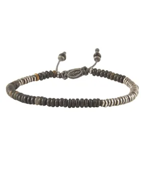 M. Cohen Ingot Bracelet in Blue Tiger Eye