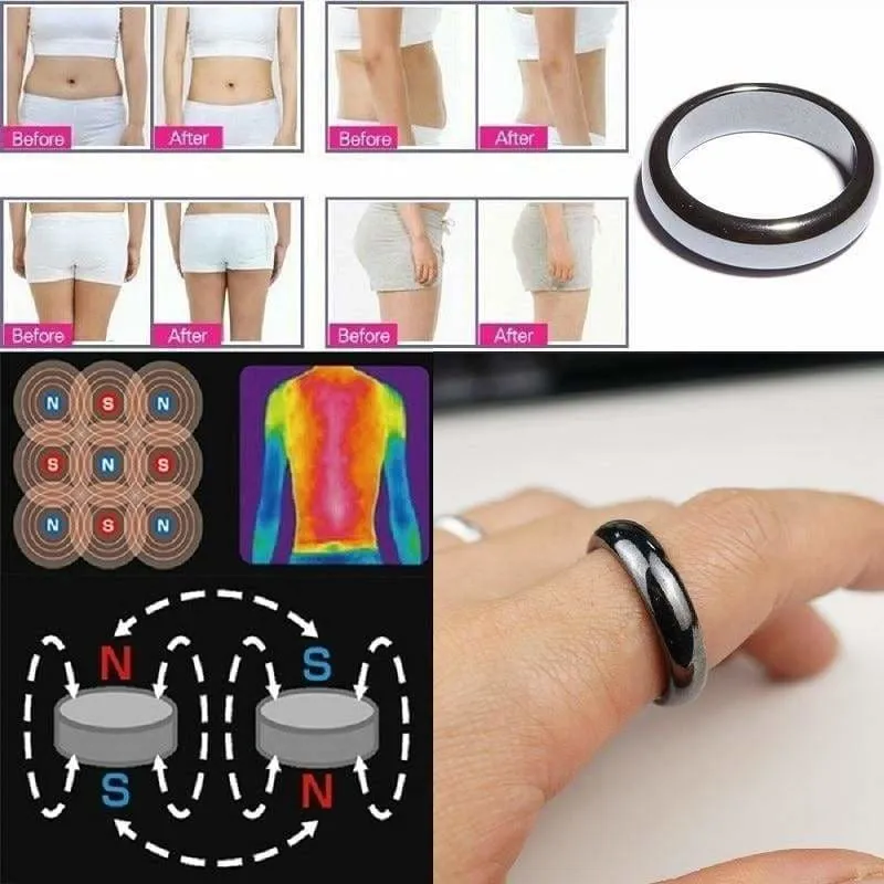 Magnetic weight loss ring