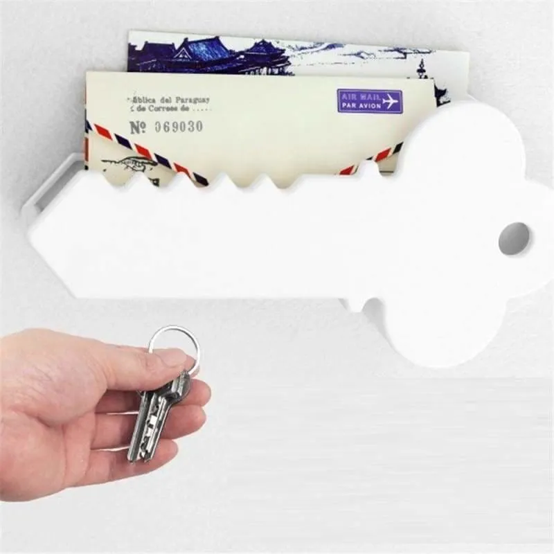 Mail Holder and Magnetic Key Rack