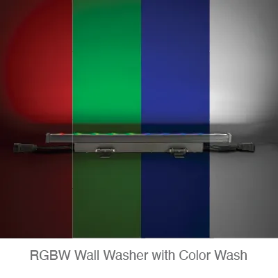 Mistik 2' RGBW LED Wallwasher, 560 Lumens, 12 watt, 120-277V