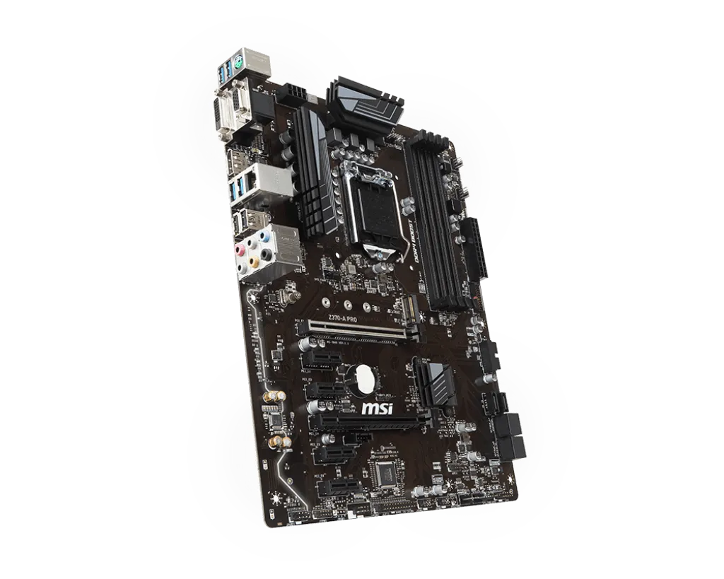 MSI Z370-A PRO LGA1151 ATX Z370 motherboard usb3.1 hdmi dvi m.2 sata 3.0 ddr4