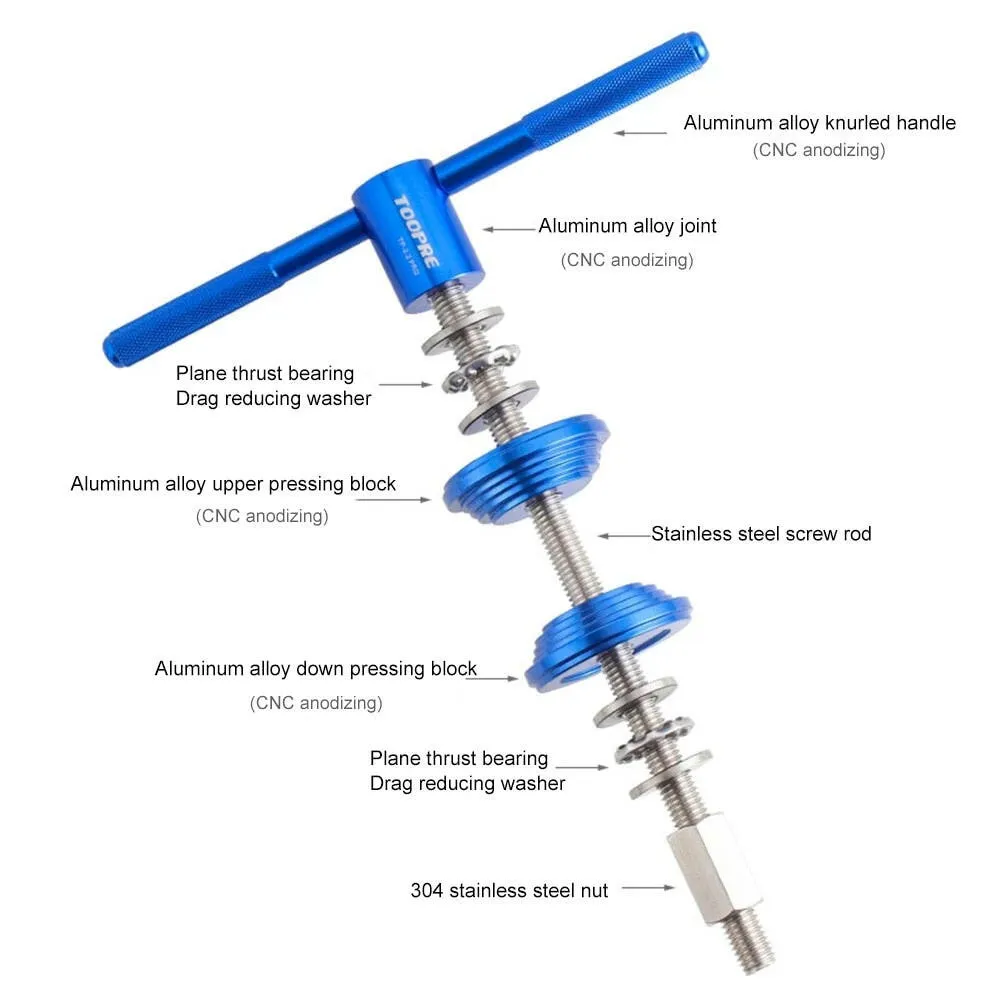 MTB Bicycle Threadless Headset Press Fit Install Tool Bike Headset Cup/Bottom Bracket Press Installation Tools Bearing Installer