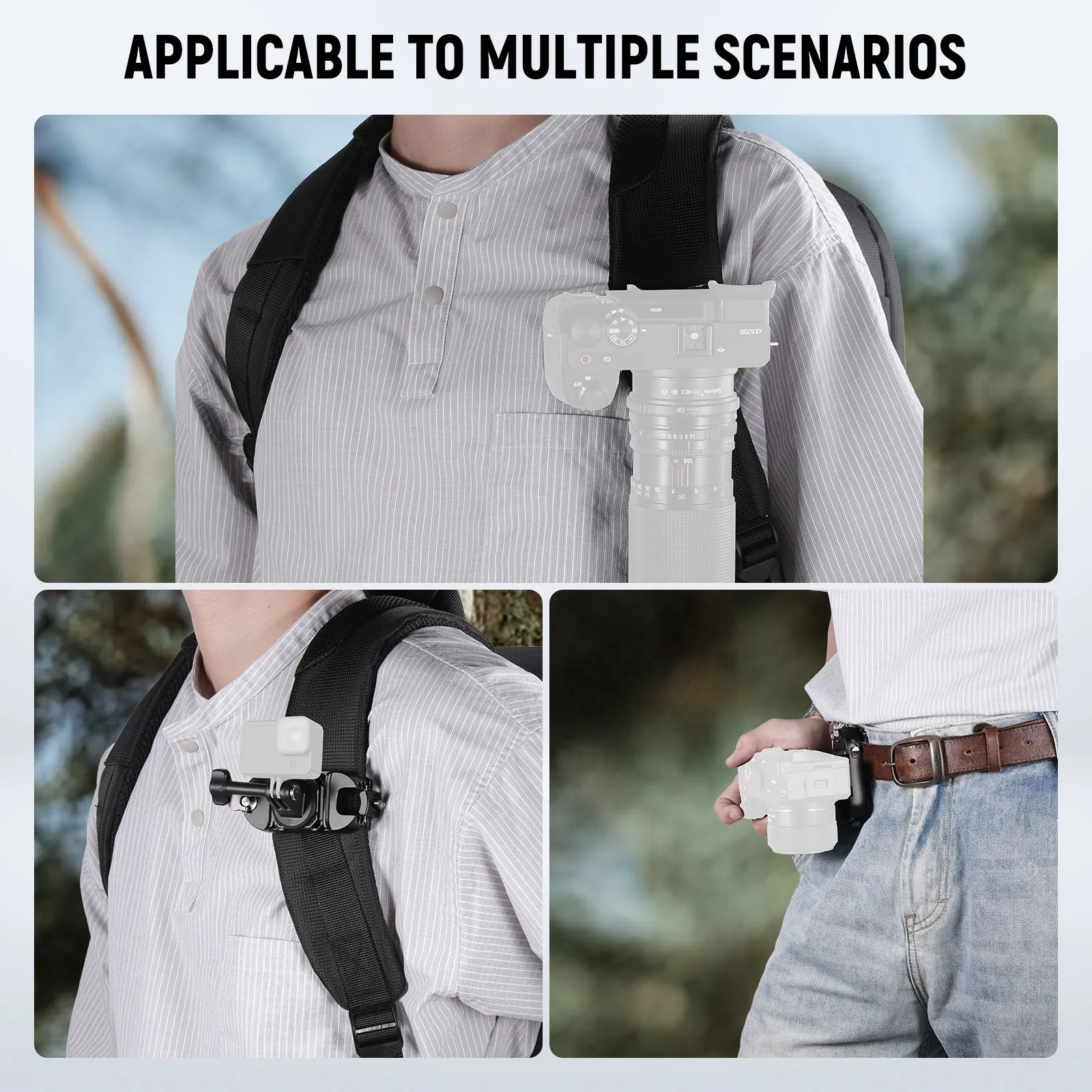 NEEWER GP66 Backpack Camera Clip Mount Adapter