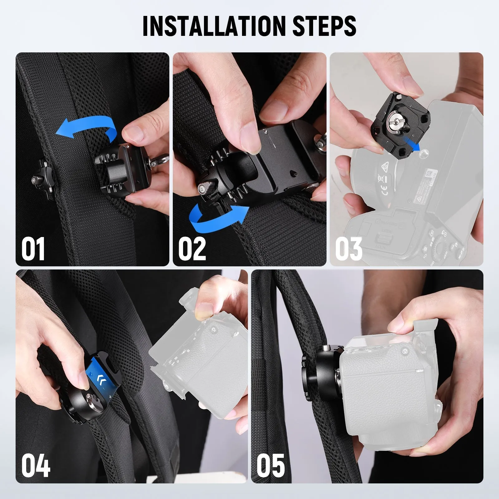 NEEWER GP66 Backpack Camera Clip Mount Adapter