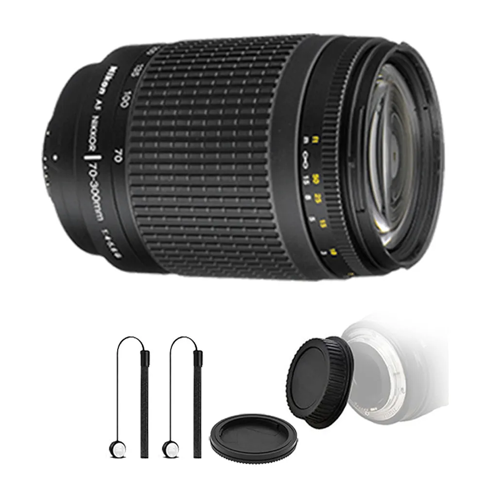 Nikon 70-300mm f/4-5.6G Zoom Lens for Nikon DSLR Cameras with Ultimate Accessory Bundle