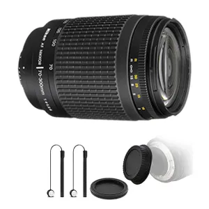 Nikon 70-300mm f/4-5.6G Zoom Lens for Nikon DSLR Cameras with Ultimate Accessory Bundle