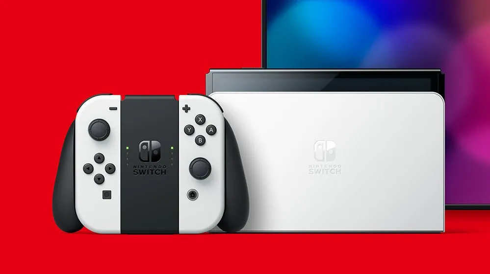 Nintendo Switch - Neon Red/Blue (OLED Model)