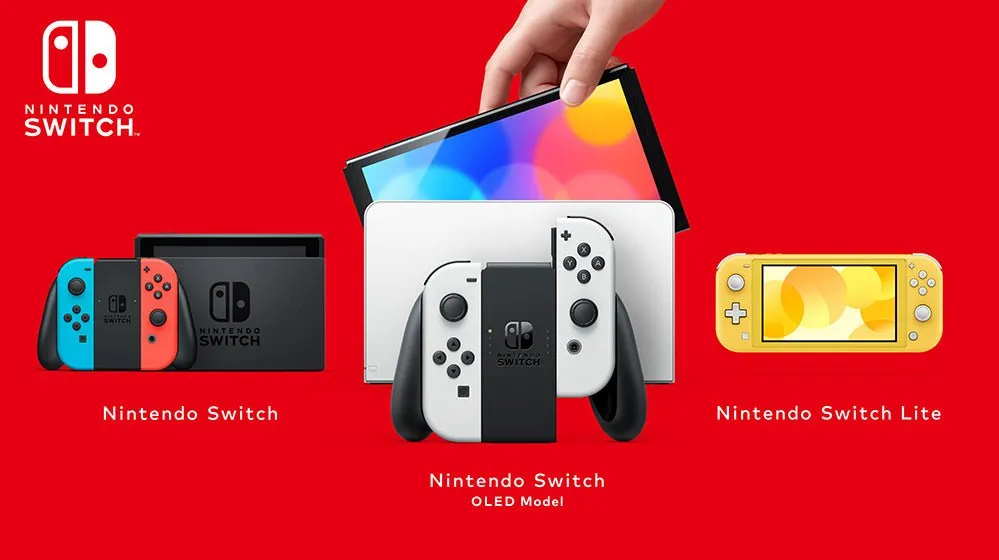Nintendo Switch - Neon Red/Blue (OLED Model)