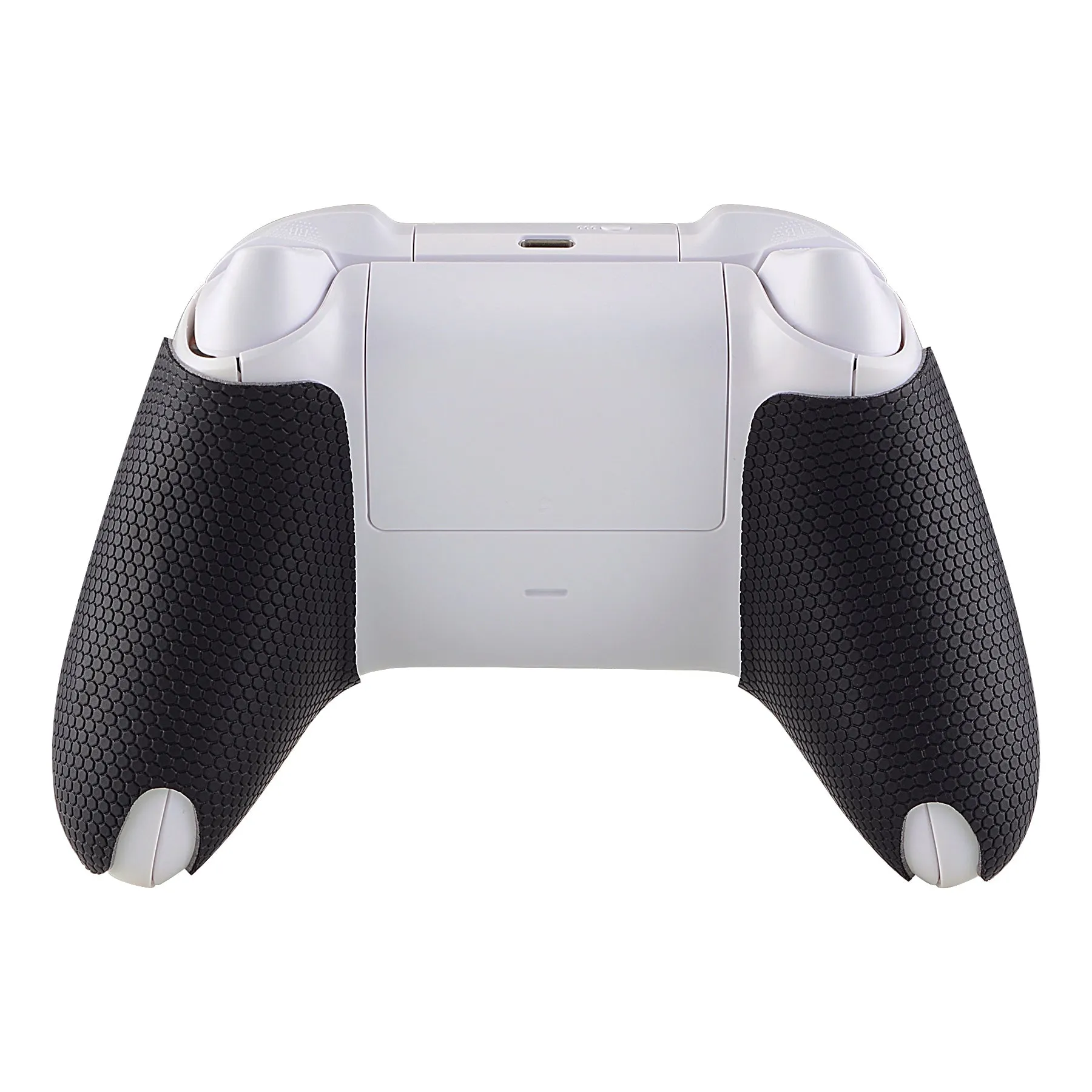 PlayVital Black Anti-Skid Sweat-Absorbent Controller Grip for Xbox Series X/S Controller, Professional Textured Soft Rubber Pads Handle Grips for Xbox Series X/S Controller - X3PJ001