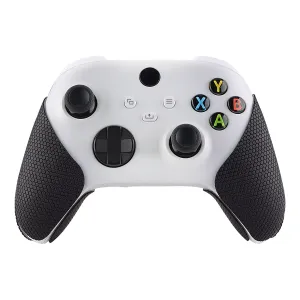 PlayVital Black Anti-Skid Sweat-Absorbent Controller Grip for Xbox Series X/S Controller, Professional Textured Soft Rubber Pads Handle Grips for Xbox Series X/S Controller - X3PJ001