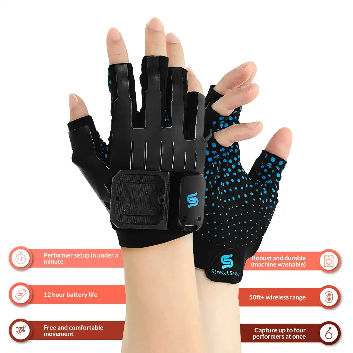 Pro Studio Glove for xsens by StretchSense