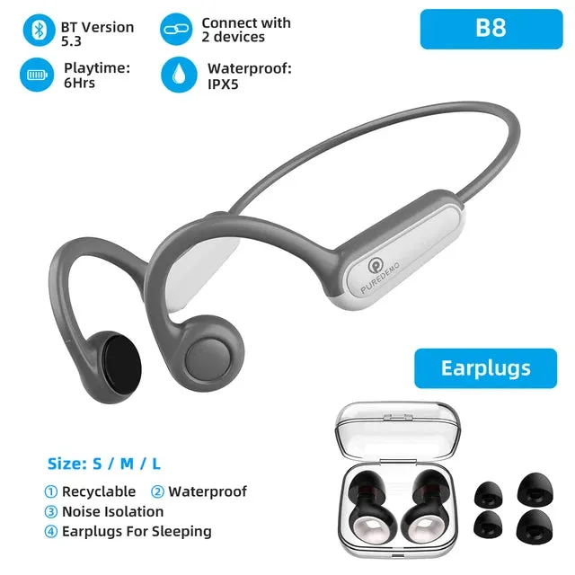 PUREDEMO Bone Conduction Earphones
