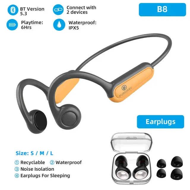 PUREDEMO Bone Conduction Earphones