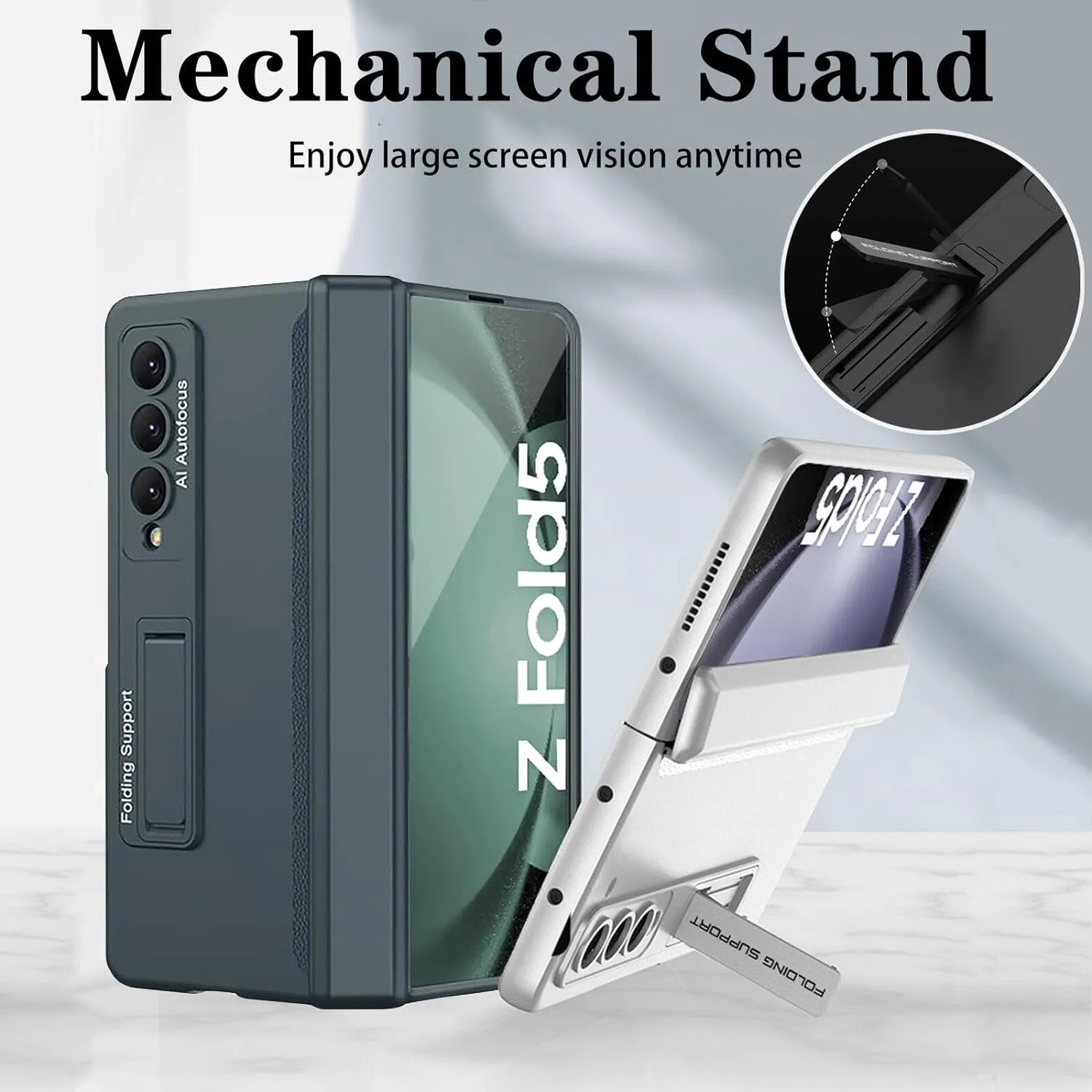 Samsung Galaxy Z Fold 5 Case Hinge Protection Screen Protector Phone Cover