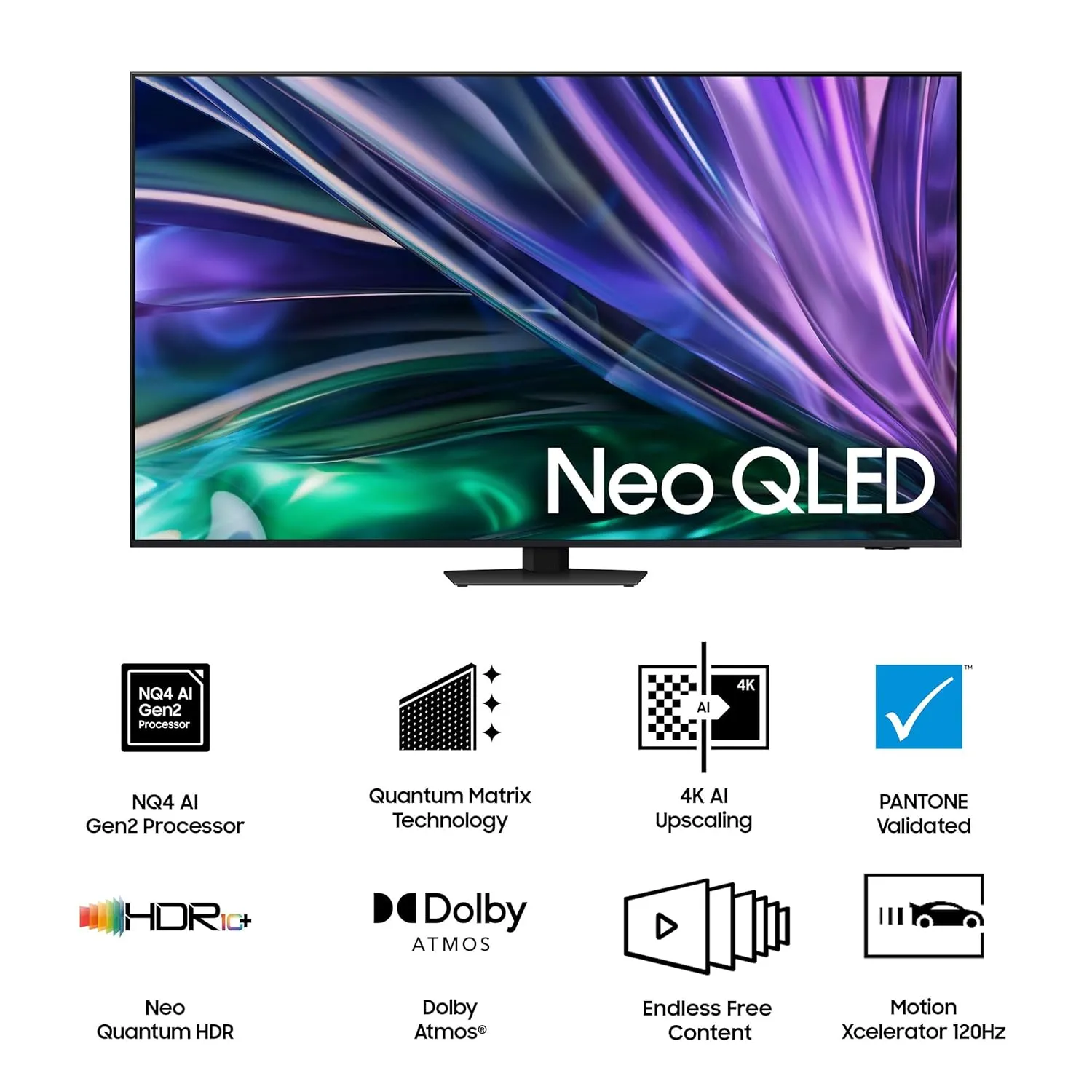 Samsung QA65QN85DBULXL  163 cm (65 inches) 4K Ultra HD AI Smart Neo-QLED TV (Graphite Black) Free Tv Offer