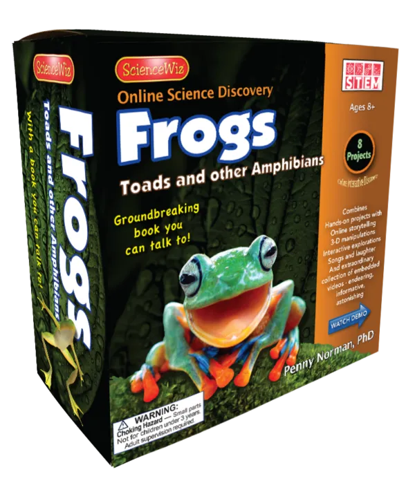 ScienceWiz Interactive Frogs Kit and Book
