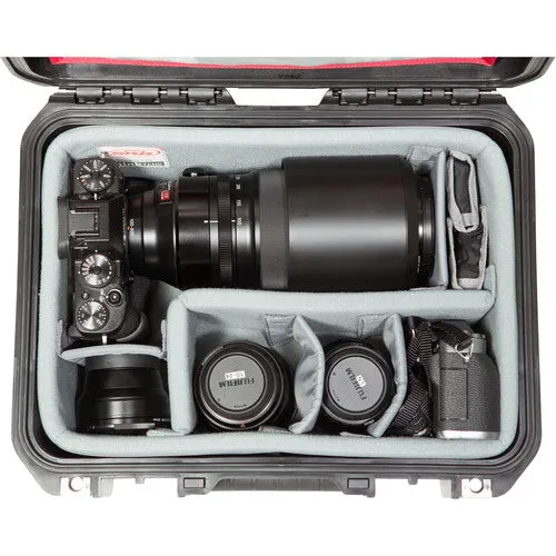 SKB iSeries 1309-6 Case with Think Tank Photo Dividers & Lid Foam - Black