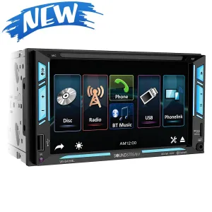 Soundstream VR-64HBL 6.2” Double Din  Multimedia System