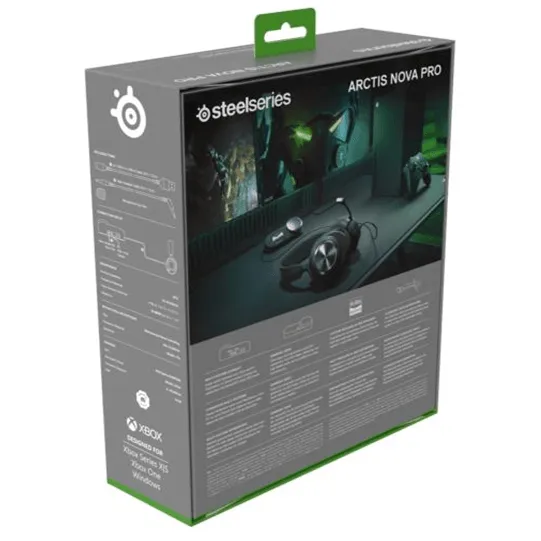 SteelSeries Nova Pro X Wired Gaming Headset Headphones Microphone PC XBOX GameDAC