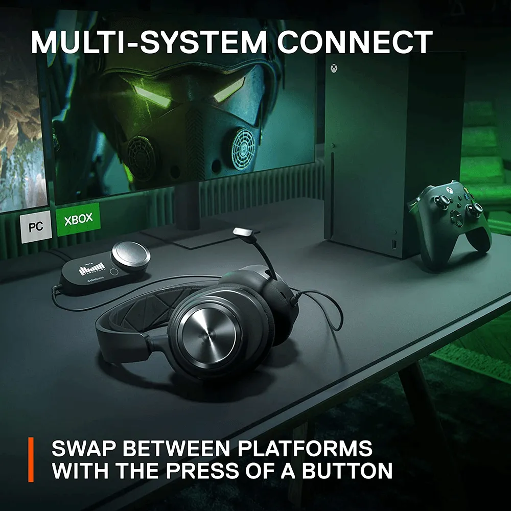 SteelSeries Nova Pro X Wired Gaming Headset Headphones Microphone PC XBOX GameDAC
