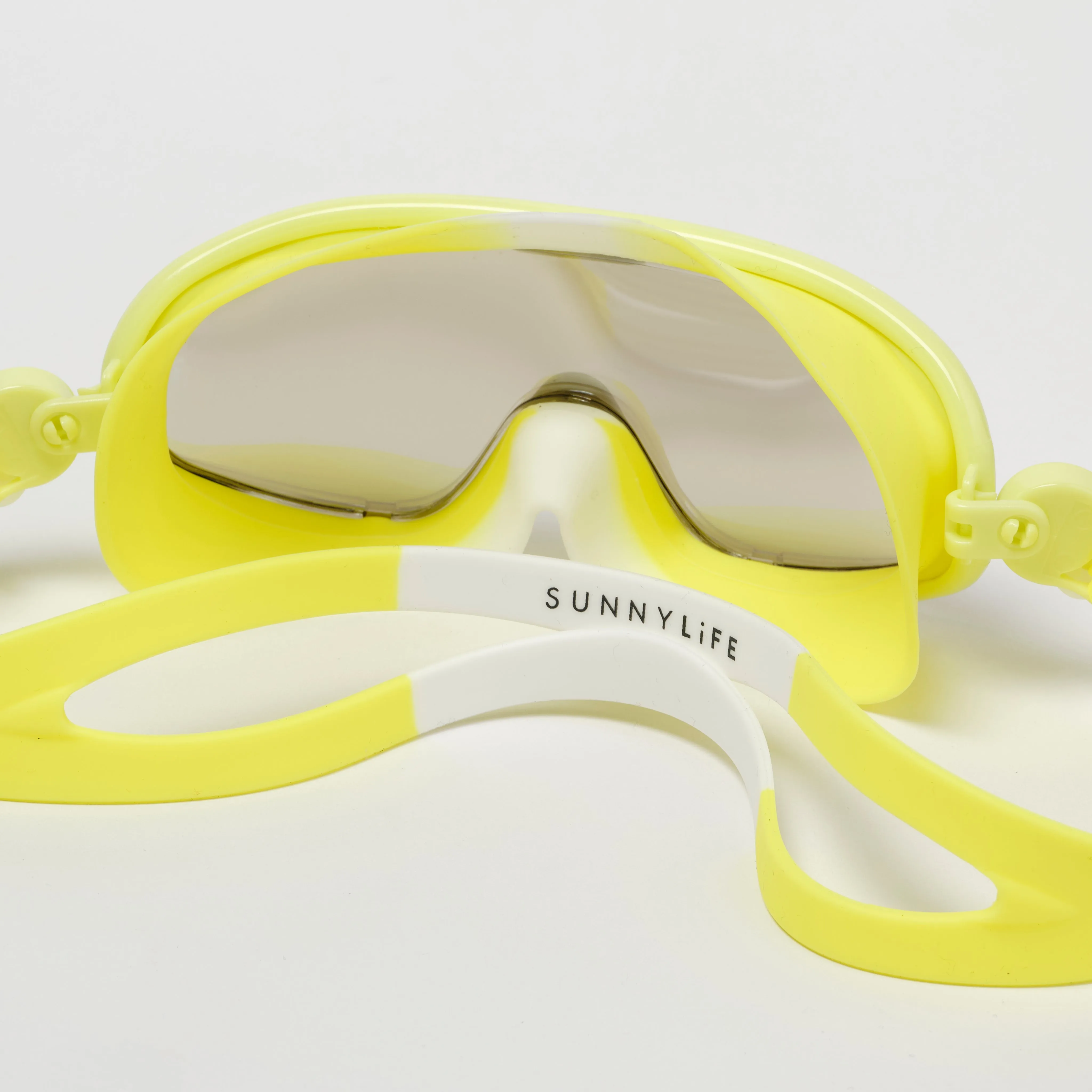 SUNNYLiFE Kids Swim Mask Salty the Shark Neon Yellow