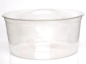 Super Clear Cups (Pre-punched) 6.75"
