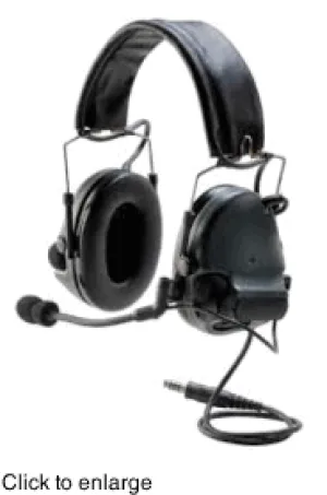 Swat-TAC ACH, Black Earcups, Single Comm, NRR 23dB MT17H682FB-47 SV