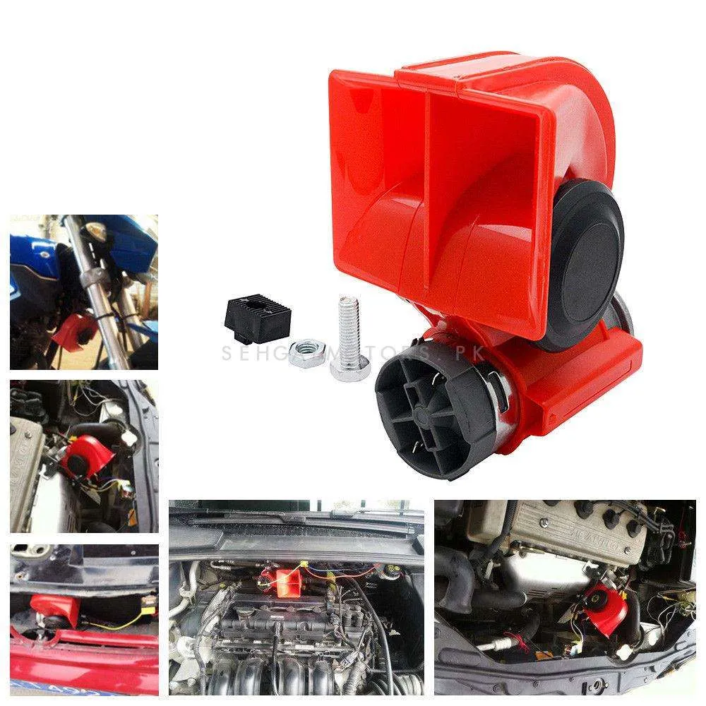 Train Sound Durable Horn Double Pipes - Durable Horn | Loud Horn | Vehicle Horn | Universal Horn Train Sound - Multi
