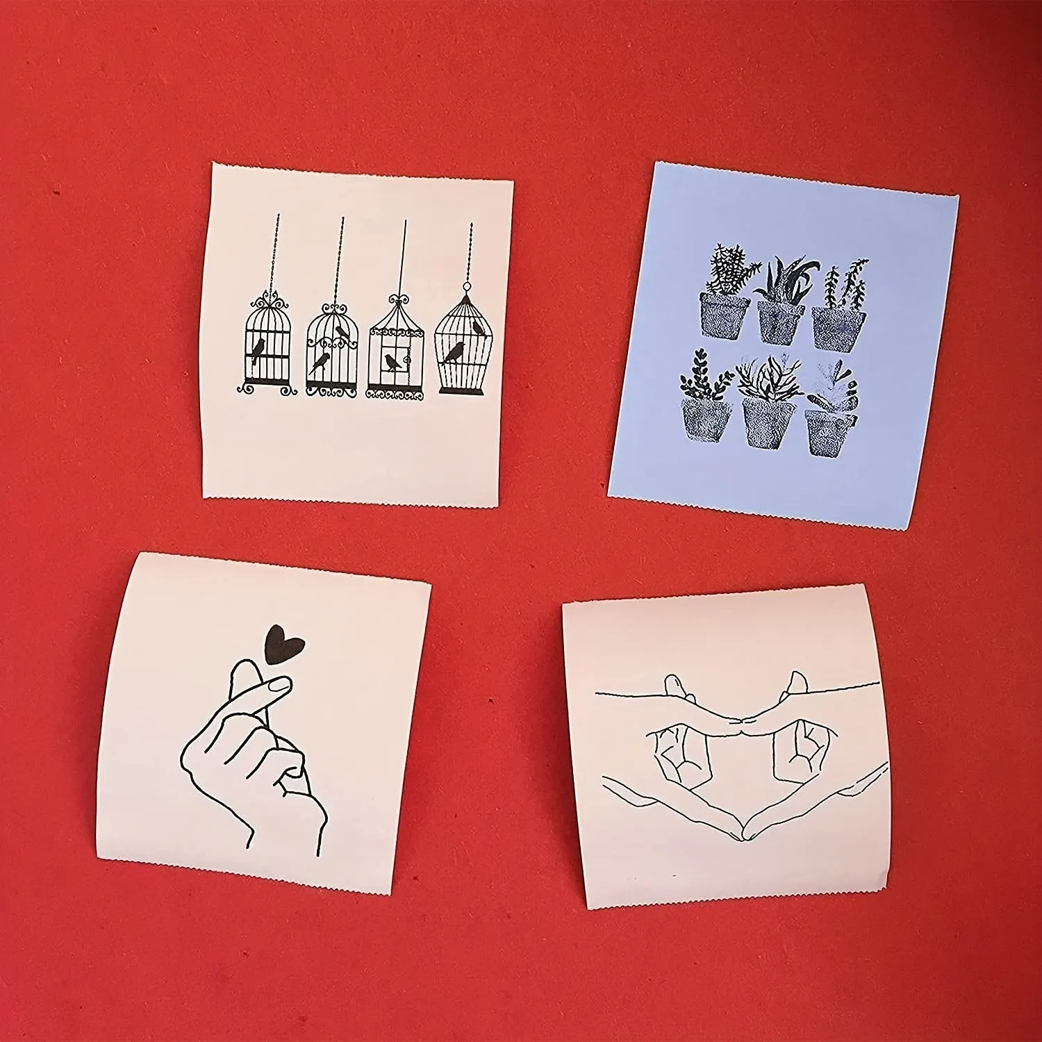 Ultra Durable Selfadhesive Mini Printer Paper Crystal Clear Sticker