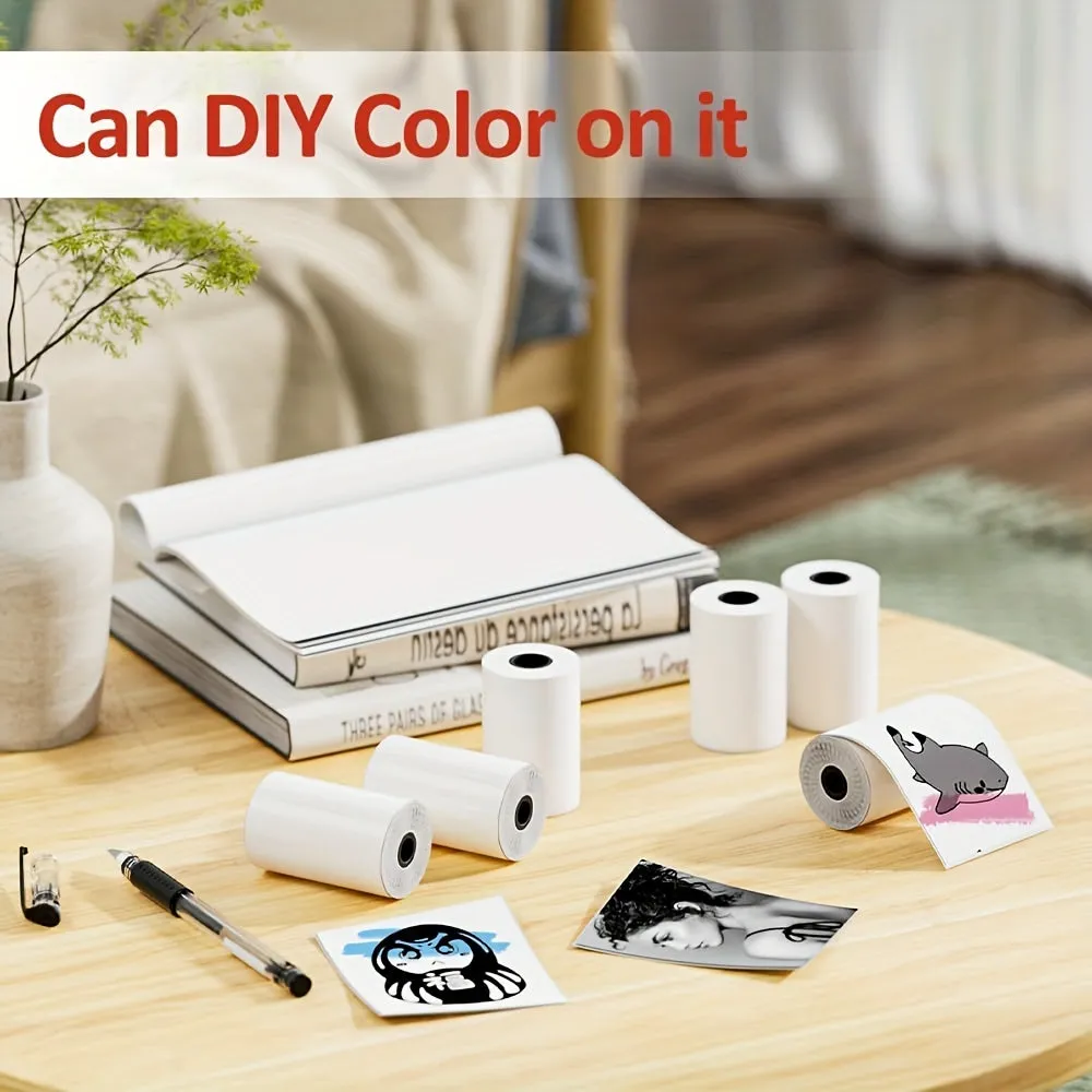 Ultra Durable Selfadhesive Mini Printer Paper Crystal Clear Sticker